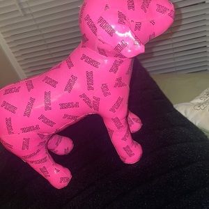 PINK stuffed dog